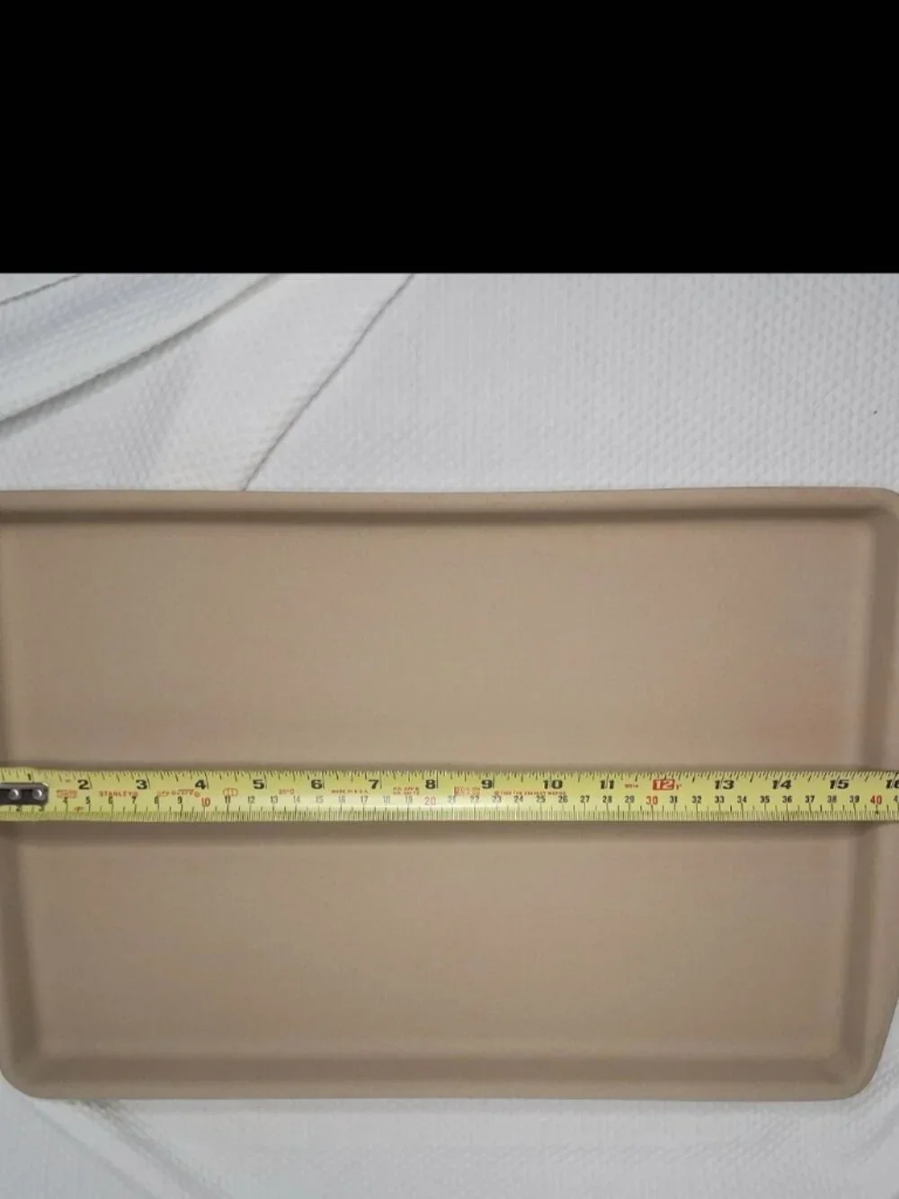 Pampered Chef Large Bar Pan 11x17 Family Heritage Stoneware Cookie Baking EUC!